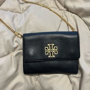Tory Burch Black Leather Purse